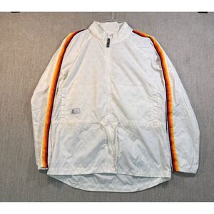 Aldi Gear Jacket Unisex White 2024 Windbreaker Vented Mesh Lined NWOT